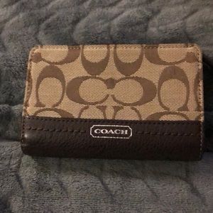 Brown coach wallet
